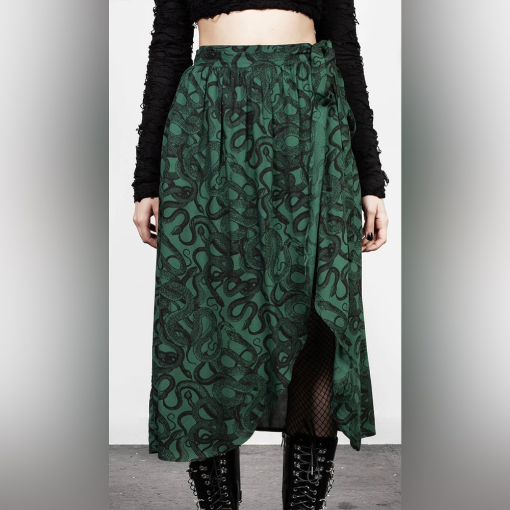 Disturbia Ophidia Wrap Skirt